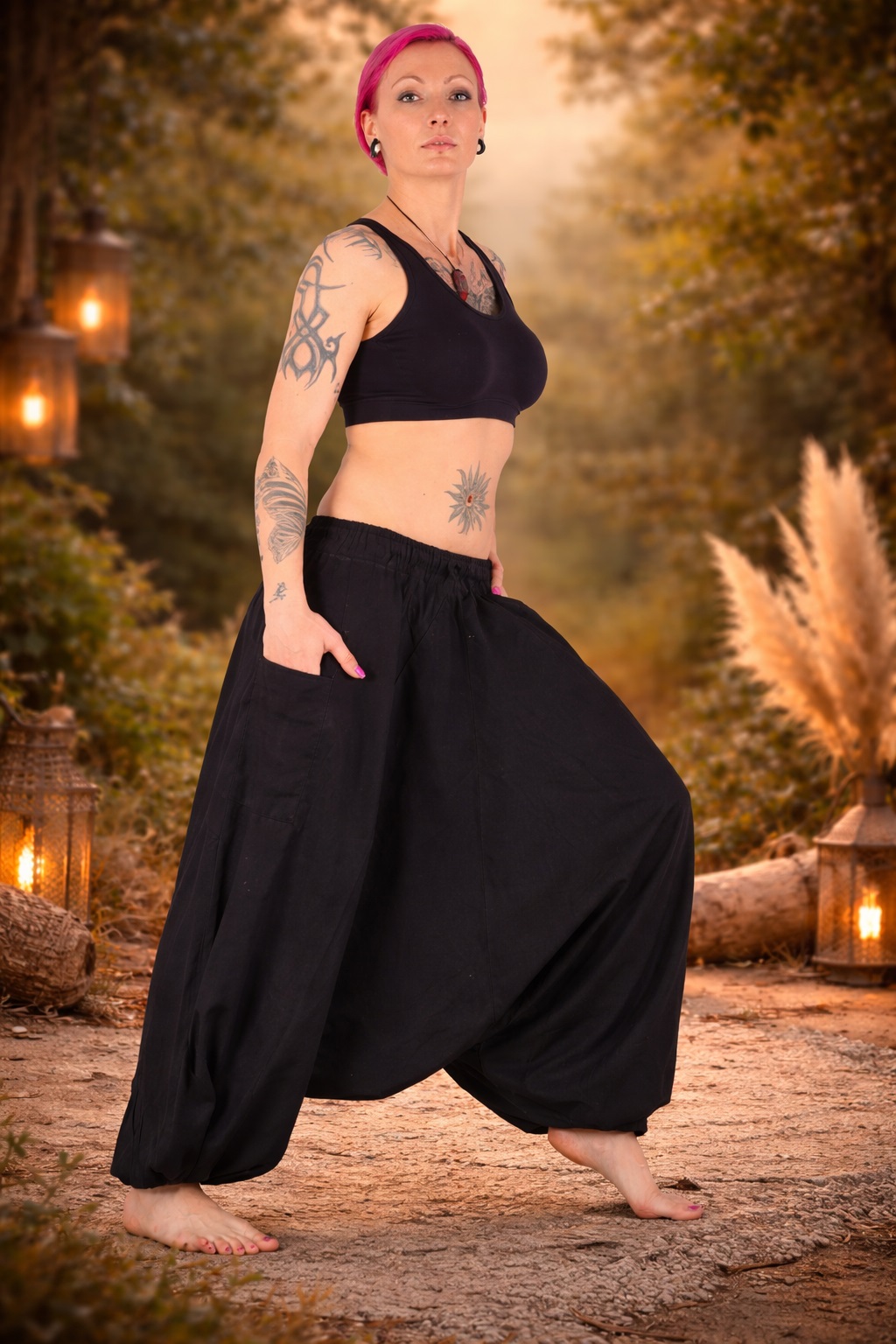 Haremshose lässiger Look